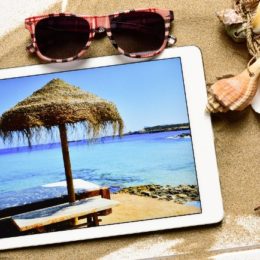 tablet computer and summer stuff